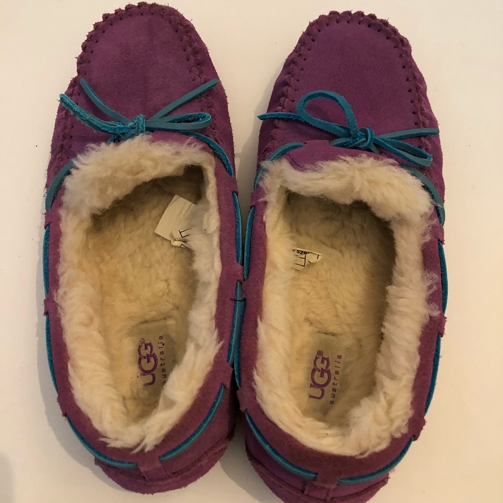 Purple ugg moccasins